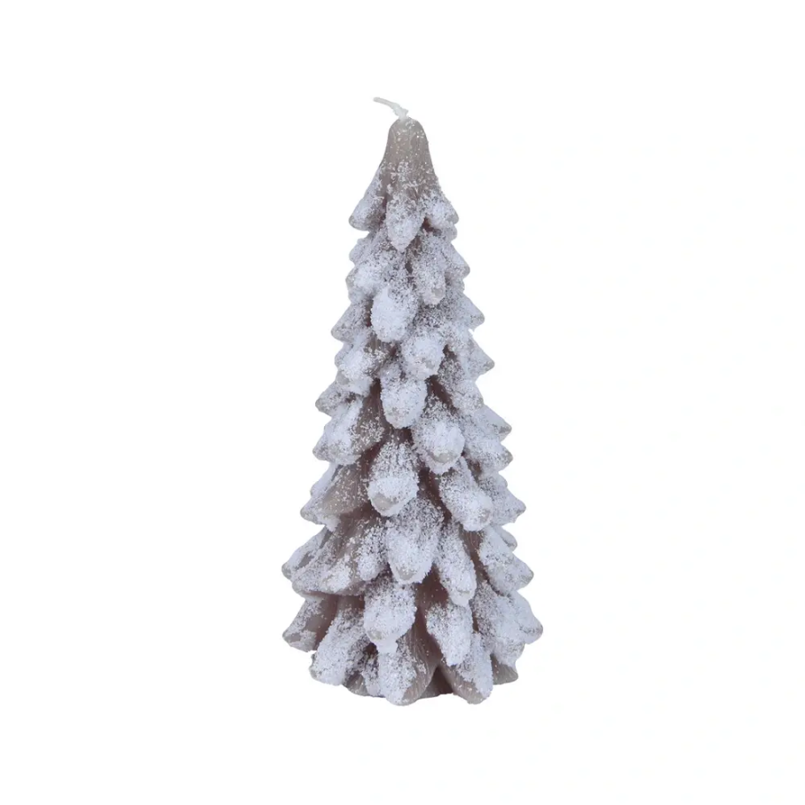 Kaars kerstboom licht bruin 20 cm Kaars kerstboom licht bruin 20 cm