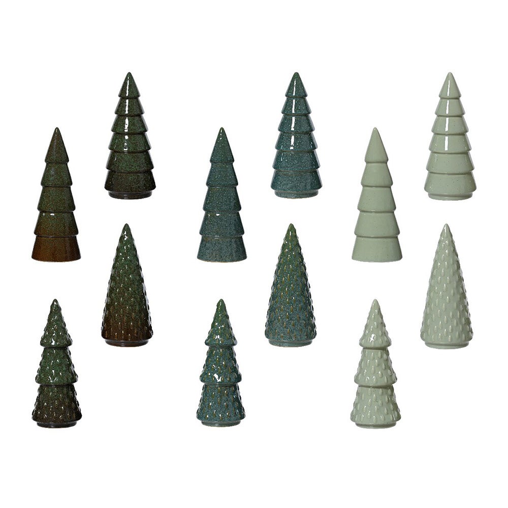 Kerstboom porselein groen 20 cm Kerstboom porselein groen 20 cm