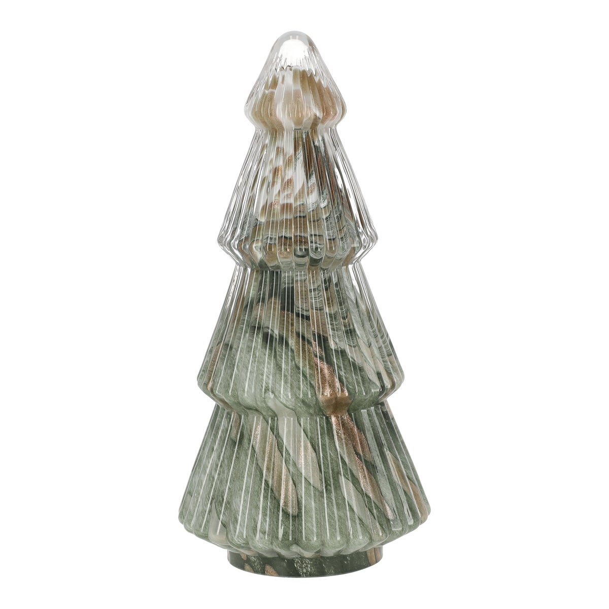 Kerstboom glas 25 cm groen Kerstboom glas 25 cm groen