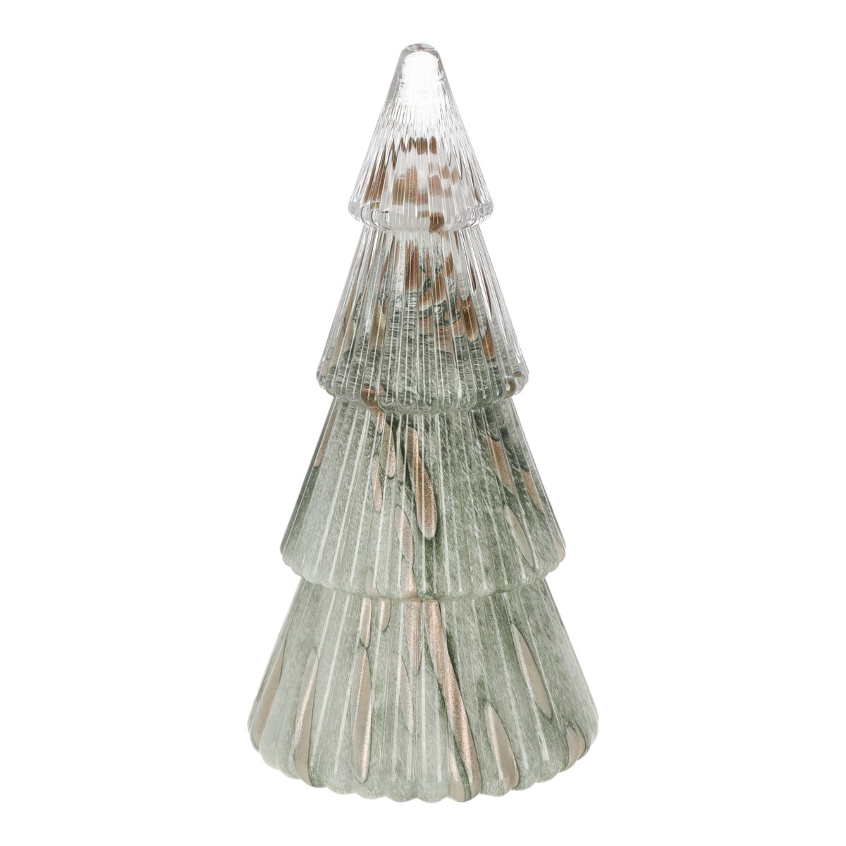 Kerstboom glas 30 cm groen Kerstboom glas 30 cm groen