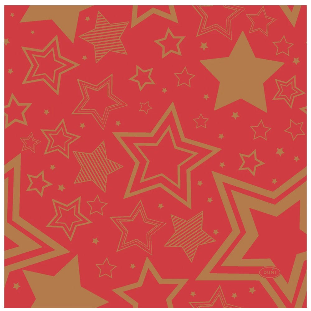 Servet 33 x 33 cm Holiday Star Red Servet 33 x 33 cm Holiday Star Red