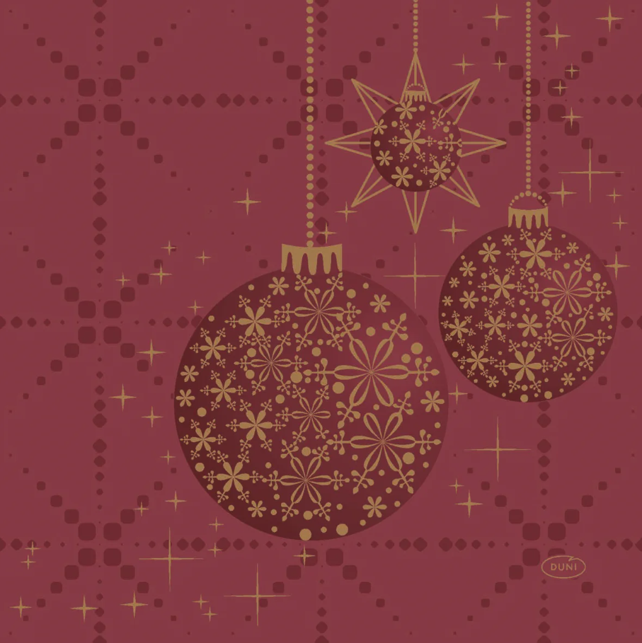 Servet 33 x 33 cm Gilded Bauble Servet 33 x 33 cm Gilded Bauble