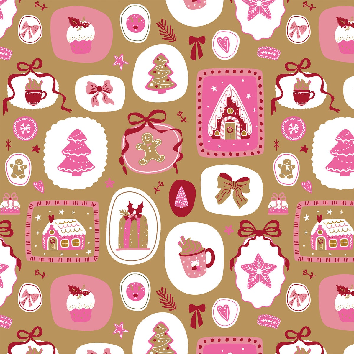 Servet 24 x 24 cm Merry Deco Servet 24 x 24 cm Merry Deco