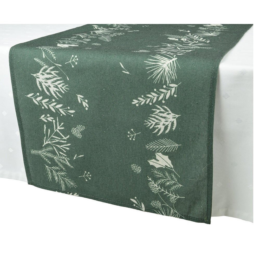 Tafelloper 140 x 40 cm groen Tafelloper 140 x 40 cm groen