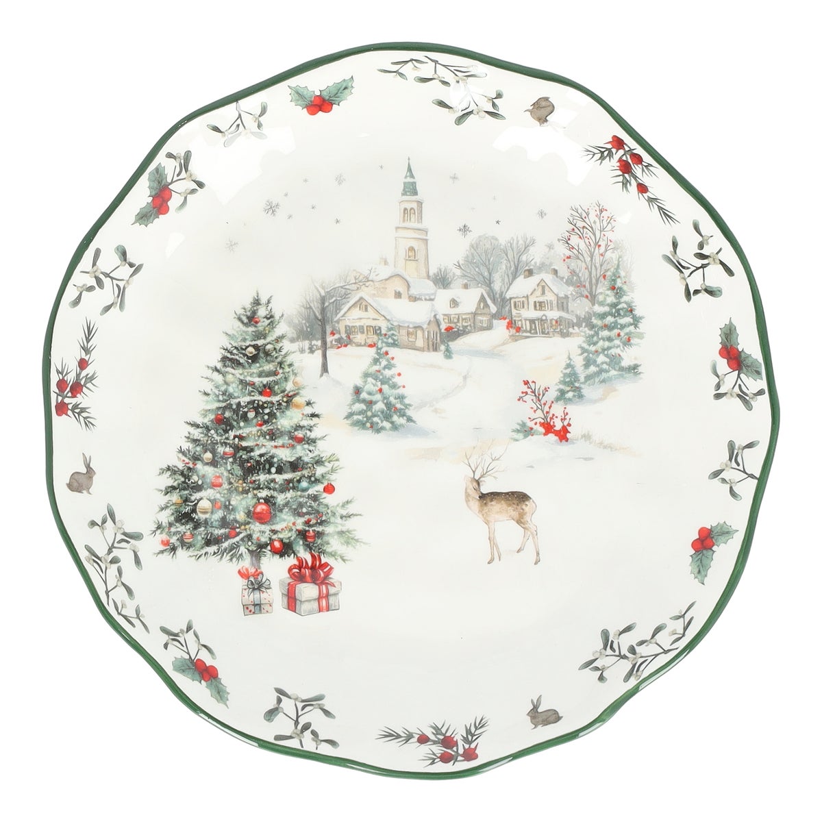 Bord xmas town 23 cm Bord xmas town 23 cm
