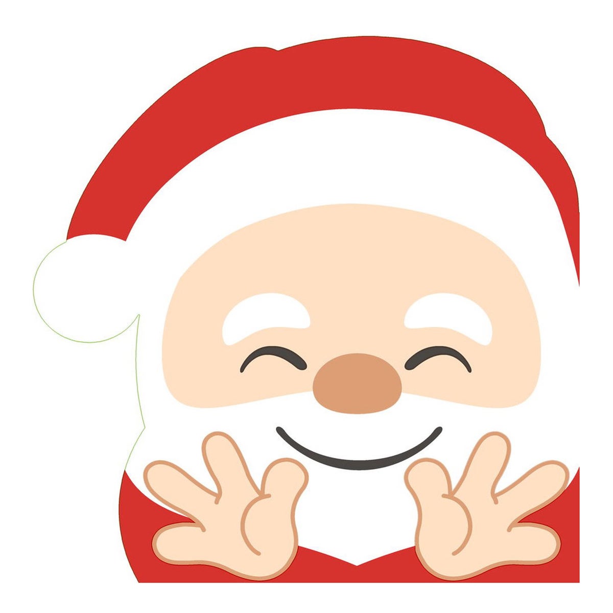 Silhouettes servet 33 x 33 cm Hello Santa Silhouettes servet 33 x 33 cm Hello Santa