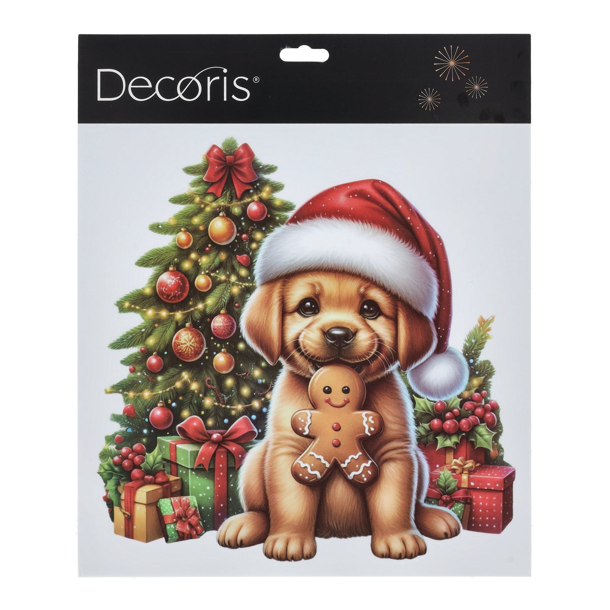 Raamsticker hond 30x30cm Raamsticker hond 30x30cm