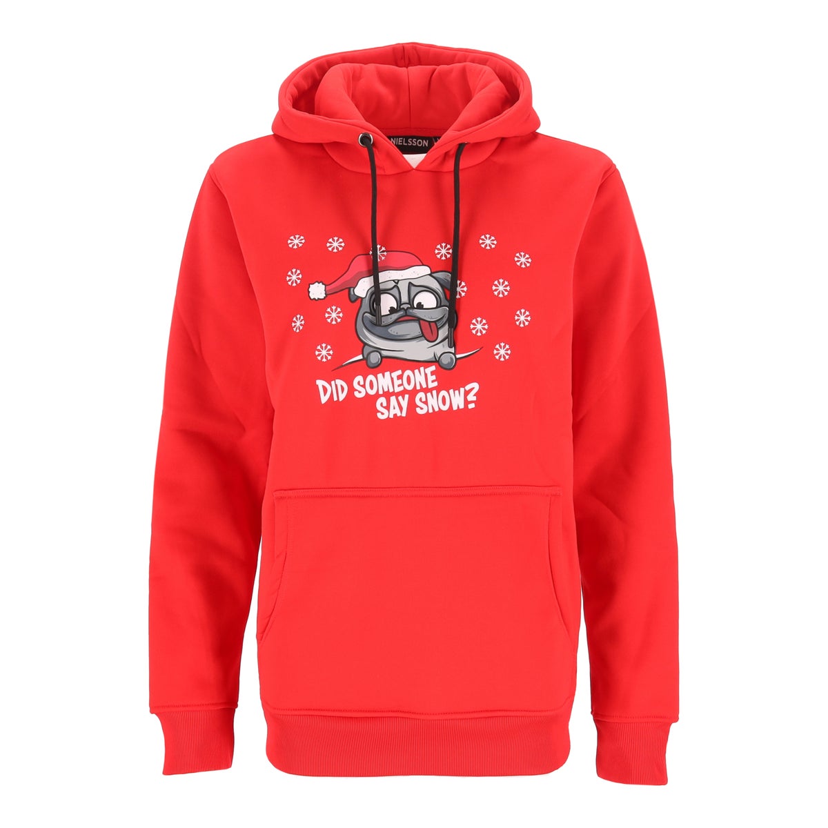 Kerst hoodie pug S Kerst hoodie pug S