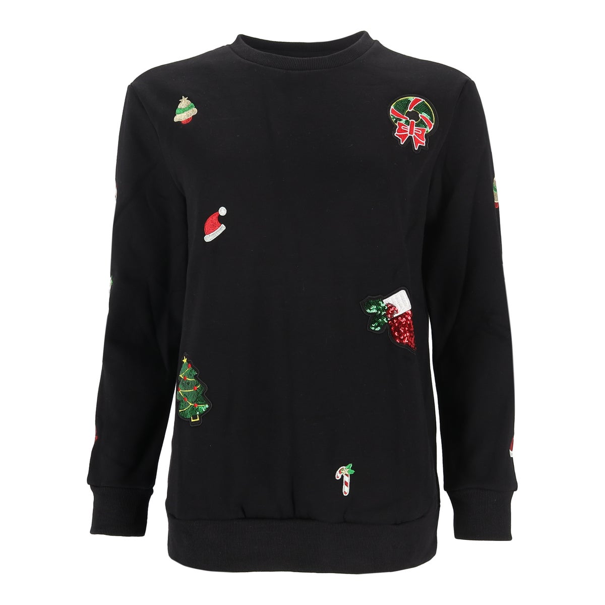 Kersttrui Bisou zwart Kersttrui Bisou zwart