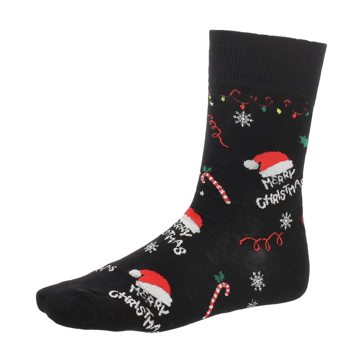 Kerstsok Merry zwart 39-43 Kerstsok Merry zwart 39-43