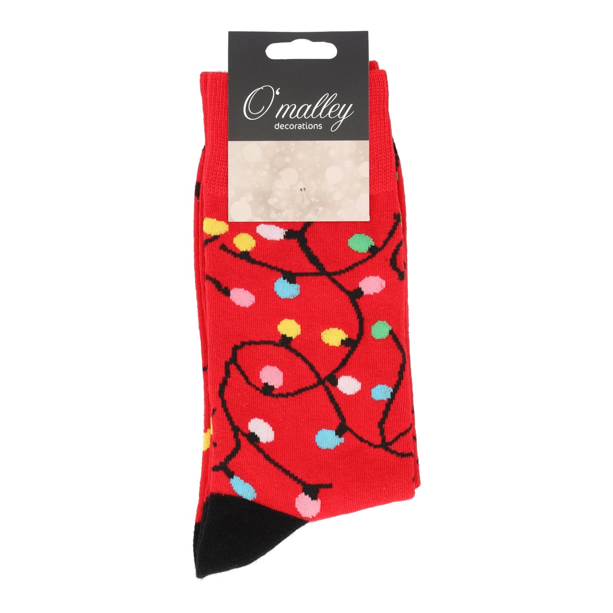 Kerstsok lampjes rood 39-43 Kerstsok lampjes rood 39-43