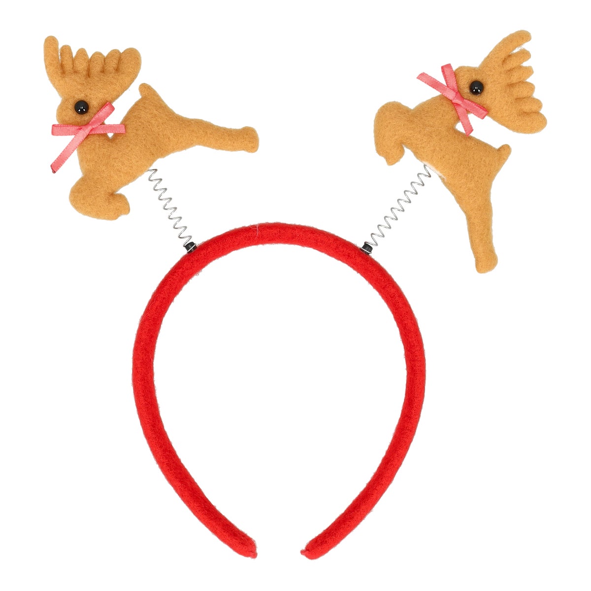 Haarband kerst gewei rood Haarband kerst gewei rood