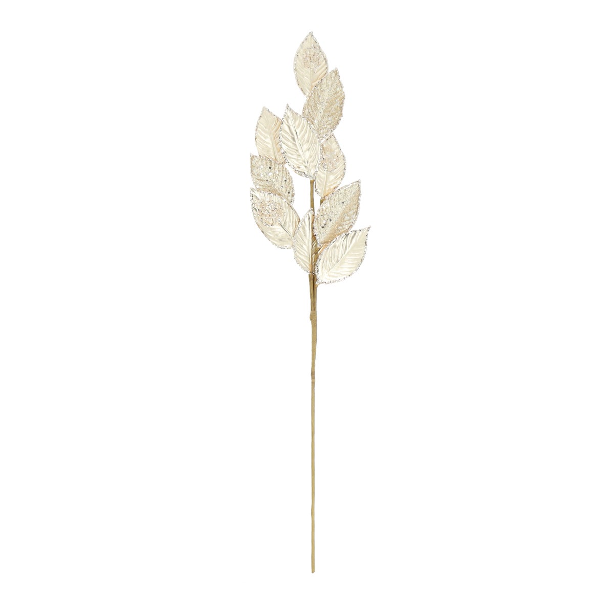 Tak blaadjes met glitter champagne Tak blaadjes met glitter champagne