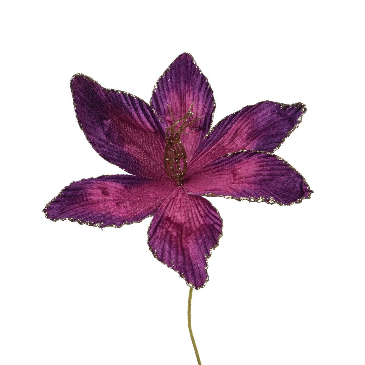 Bloem fluweel paars 60 cm Bloem fluweel paars 60 cm