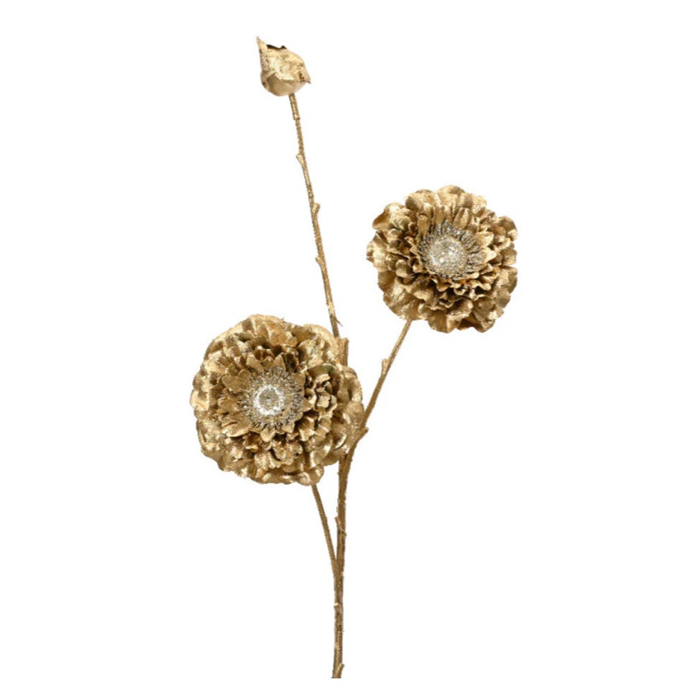 Tak bloem goud 74 cm Tak bloem goud 74 cm