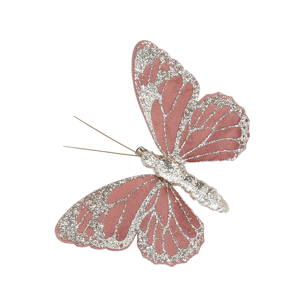 Vlinder donkerroze 9x12cm Vlinder donkerroze 9x12cm