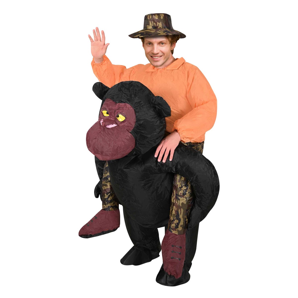 Kostuum opblaasbaar gorilla Kostuum opblaasbaar gorilla