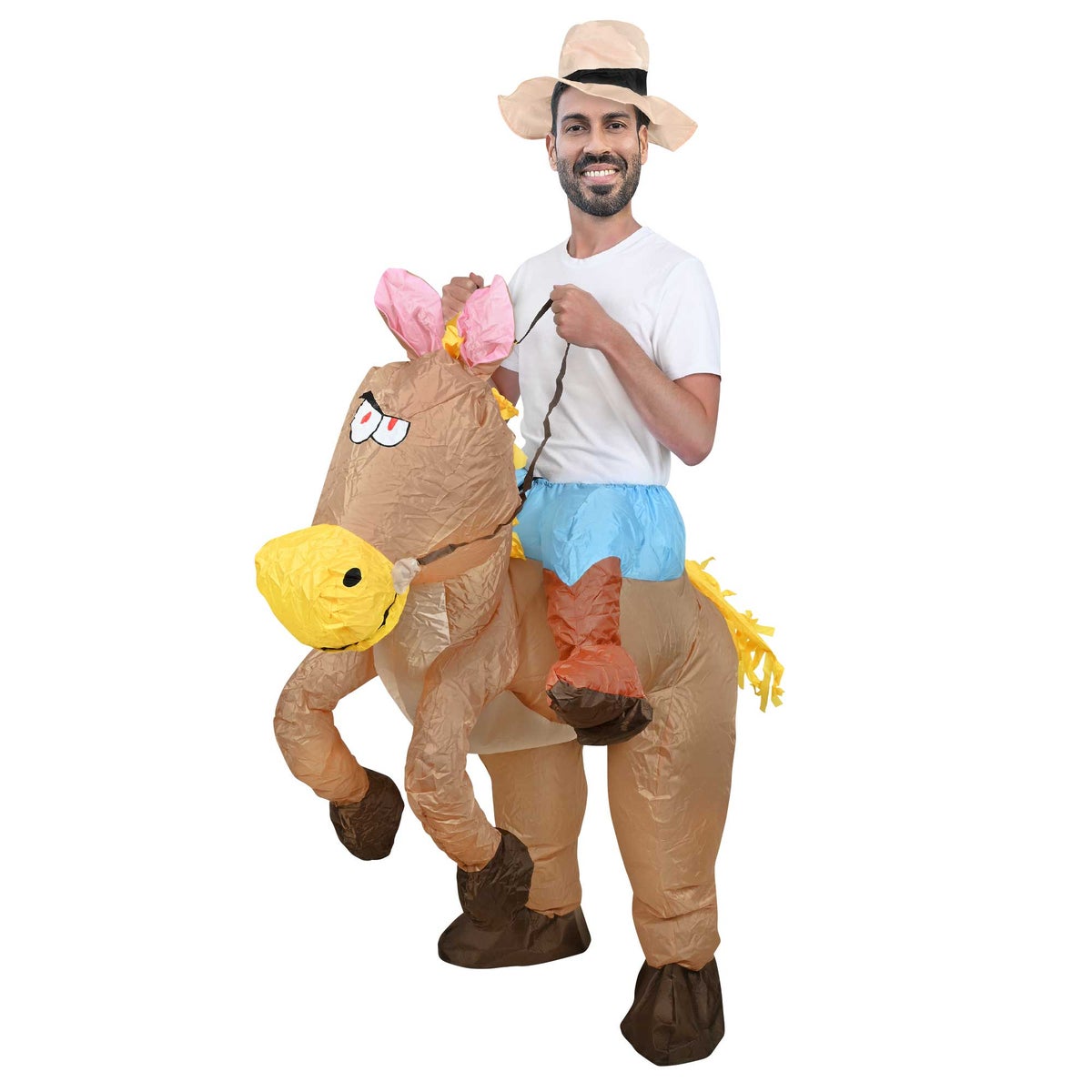 Kostuum opblaasbaar paard Kostuum opblaasbaar paard