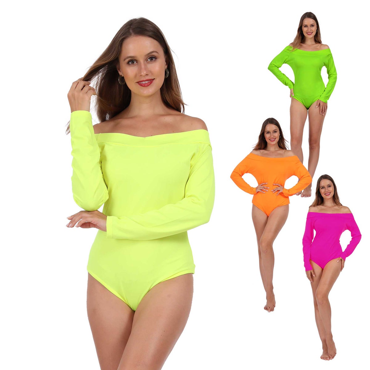 Bodysuit dames neon Bodysuit dames neon