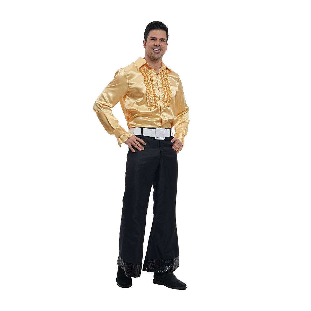 Blouse Disco goud man Blouse Disco goud man