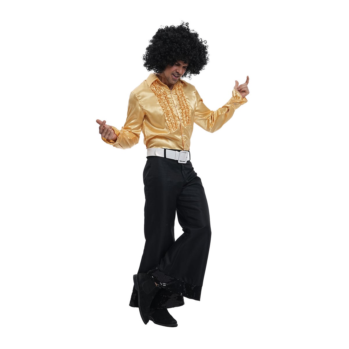 Blouse Disco goud man Blouse Disco goud man