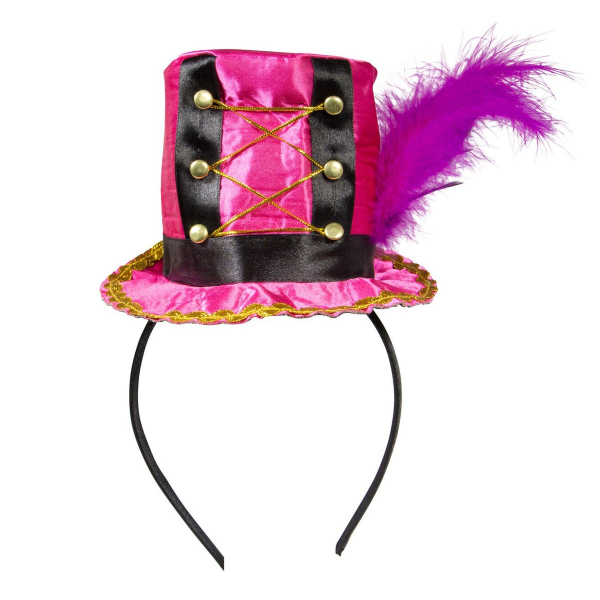 Diadeem circus hoed roze Diadeem circus hoed roze