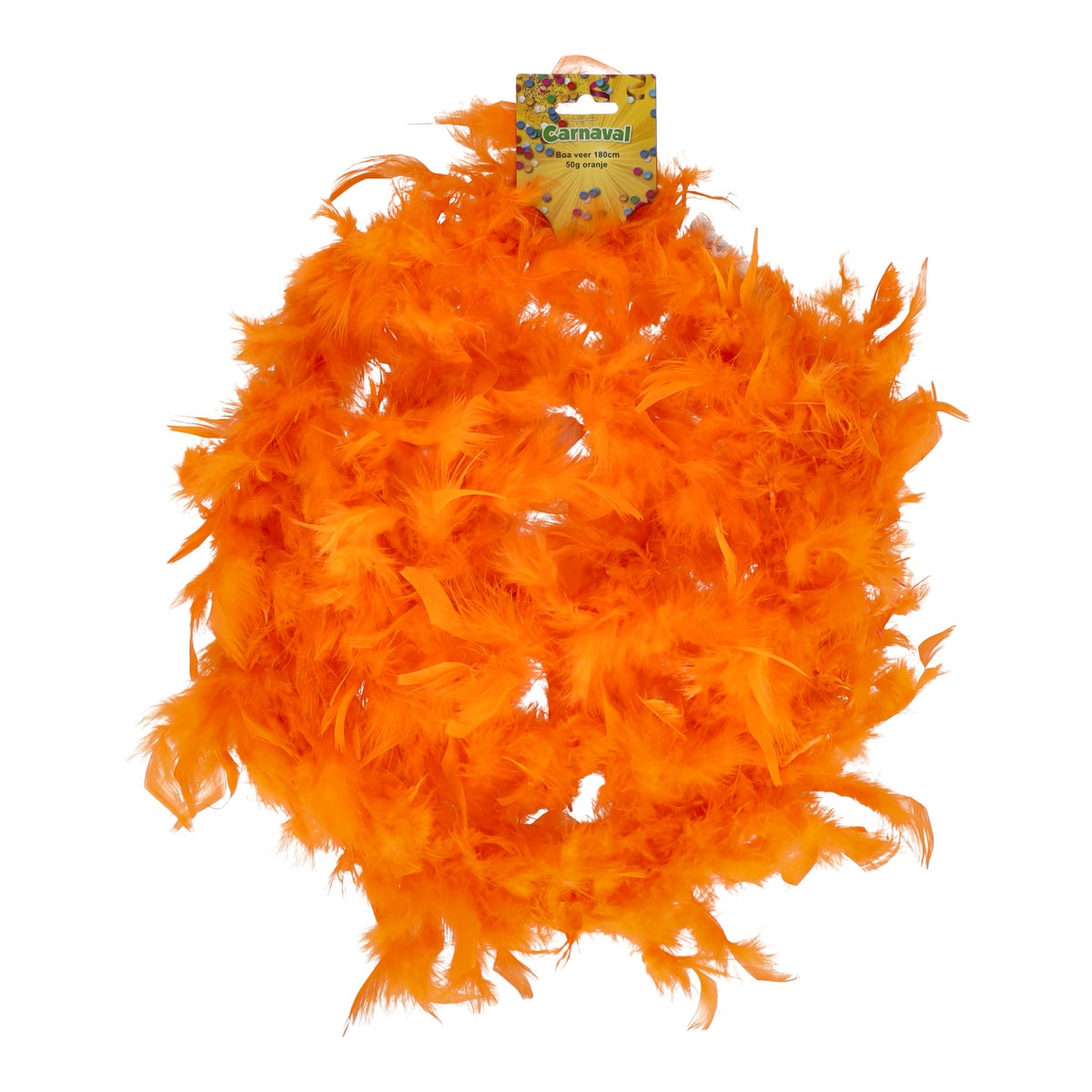 Boa veer 180 cm 50 g oranje Boa veer 180 cm 50 g oranje