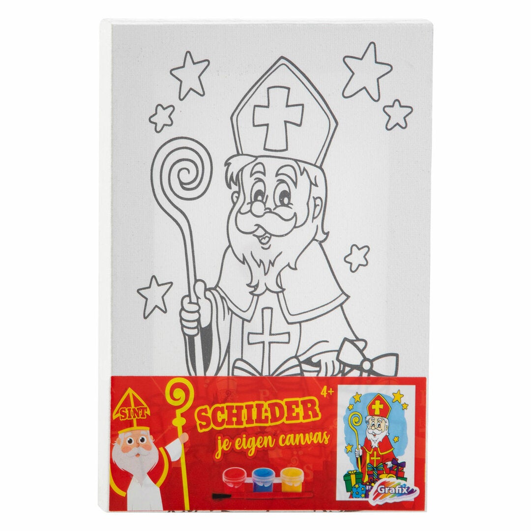 Canvas 20 x 15 cm Sint Canvas 20 x 15 cm Sint