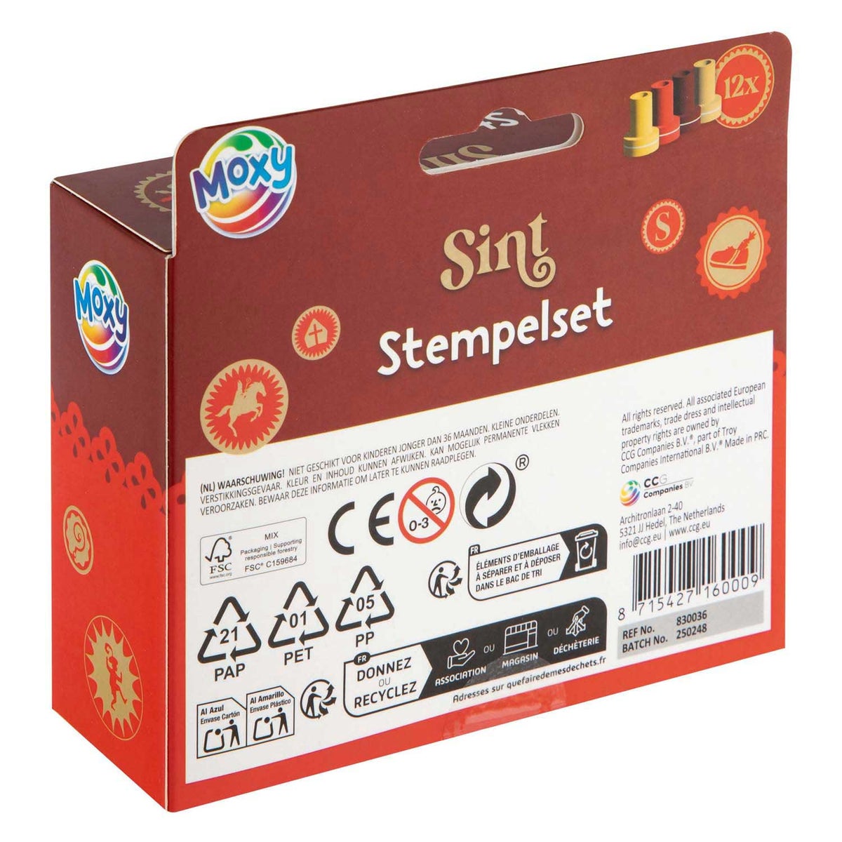 Stempels 12st. Sint Stempels 12st. Sint