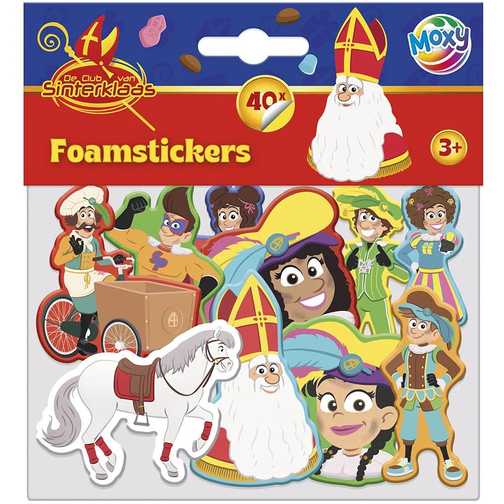 Foamstickers Club van Sinterklaas Foamstickers Club van Sinterklaas