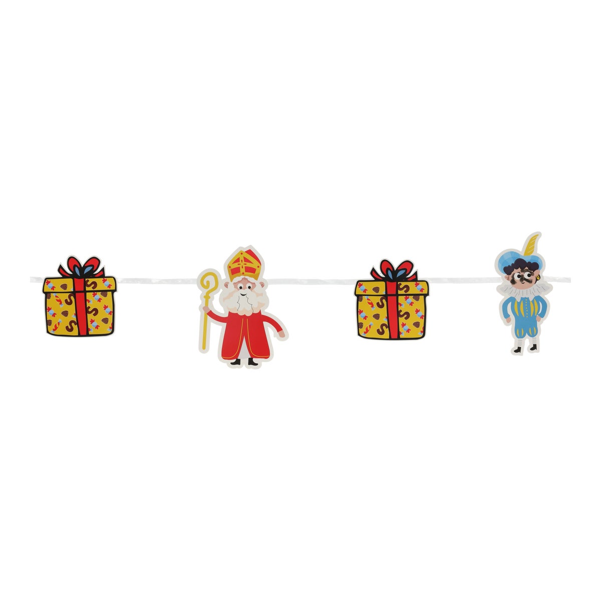 Vlaggenlijn Sinterklaas 3 m Vlaggenlijn Sinterklaas 3 m