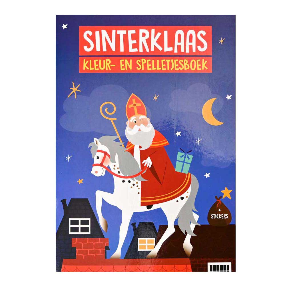 Kleur- en spelletjesboek Sint B Kleur- en spelletjesboek Sint B