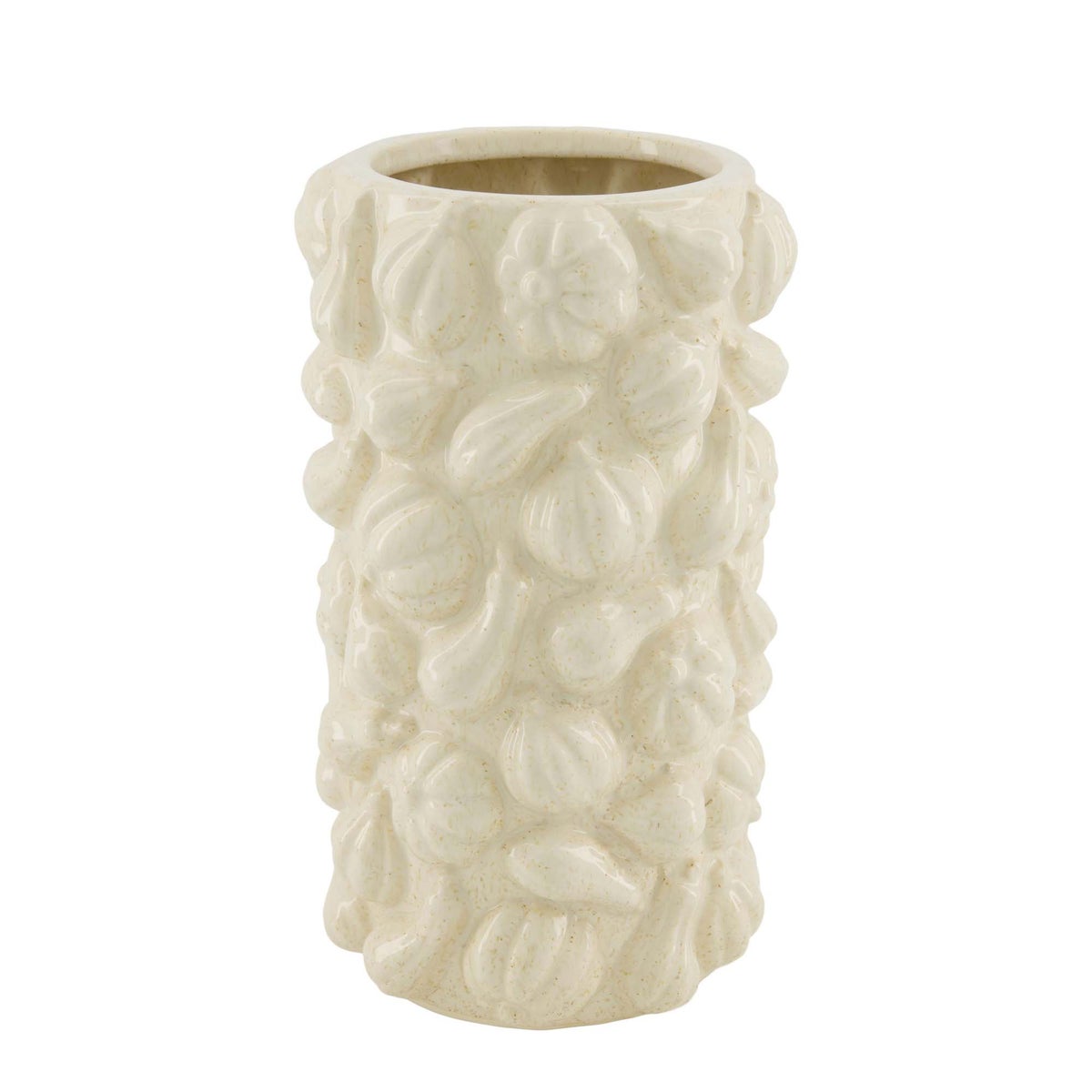 Vaas pompoen wit 16 x 28 cm Vaas pompoen wit 16 x 28 cm