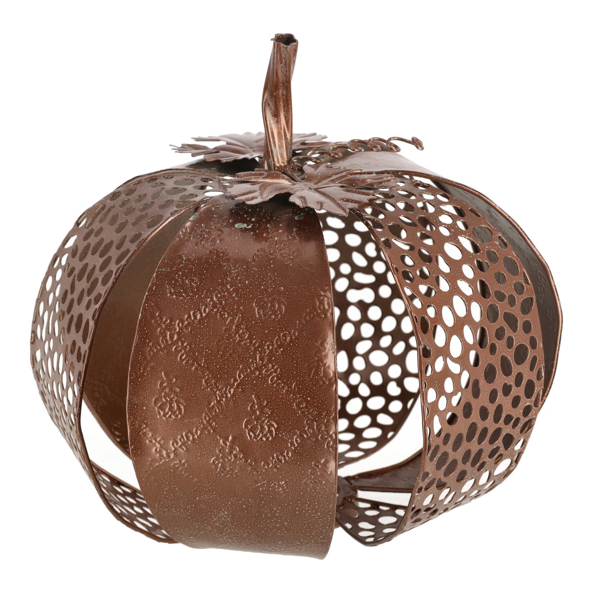 Pompoen metaal 27cm koper Pompoen metaal 27cm koper