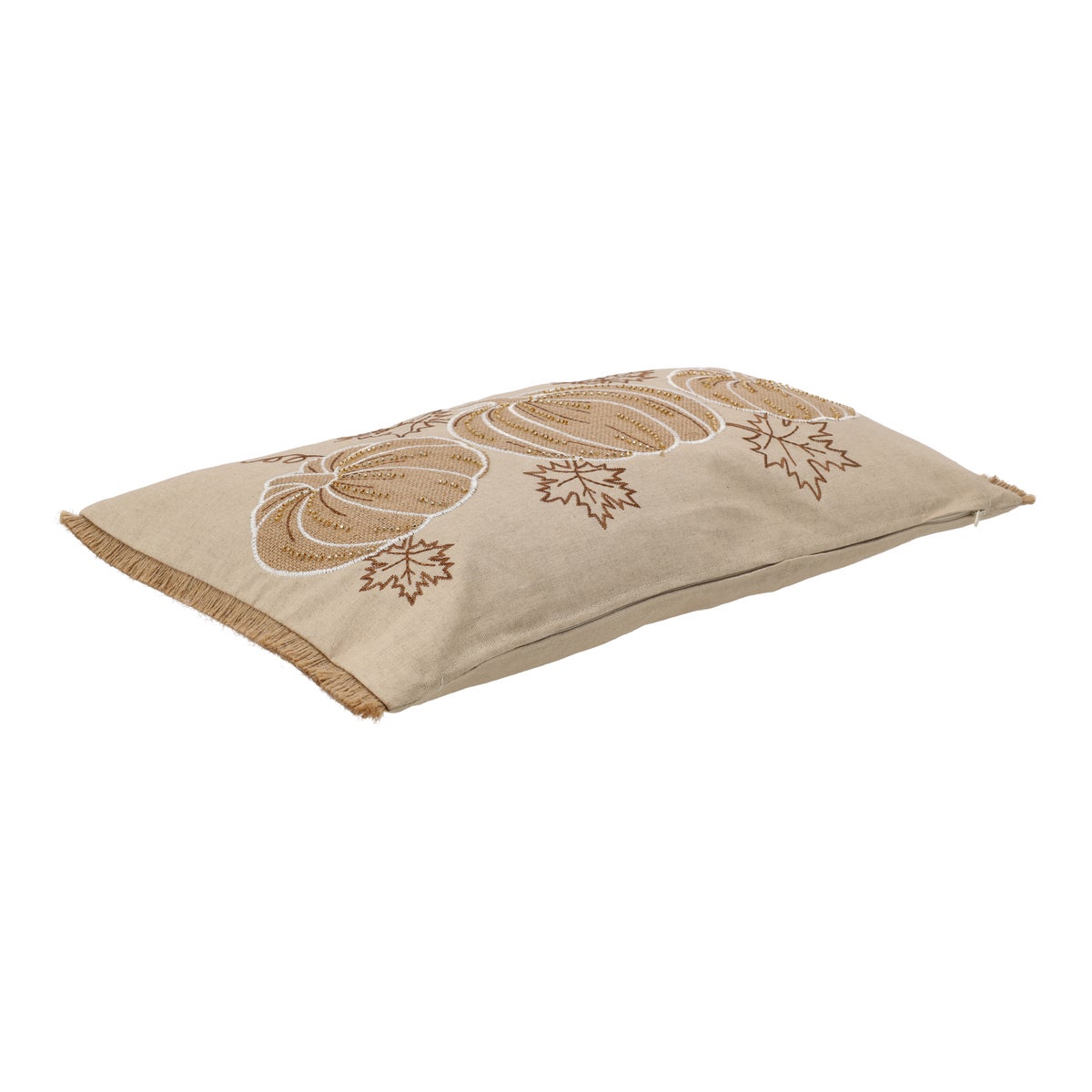 Kussen 30 x 50 cm pompoen creme Kussen 30 x 50 cm pompoen creme