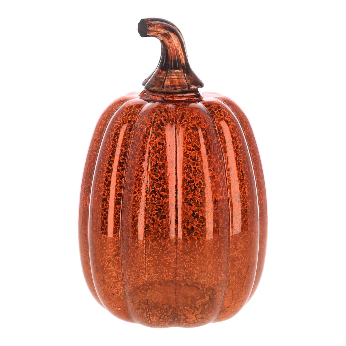 Pompoen van glas LED 21 cm Pompoen van glas LED 21 cm