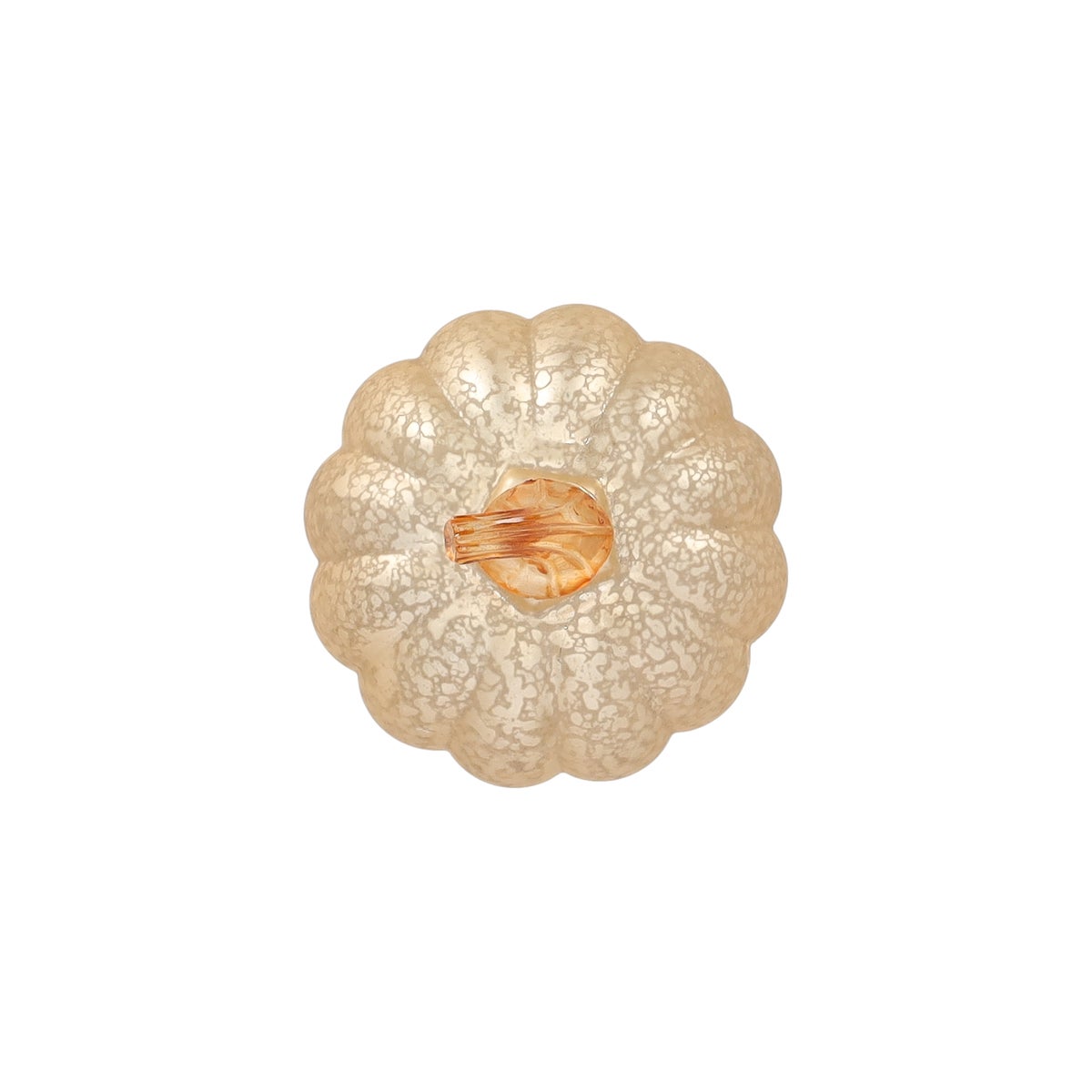 Pompoen glas goud LED 11 cm Pompoen glas goud LED 11 cm