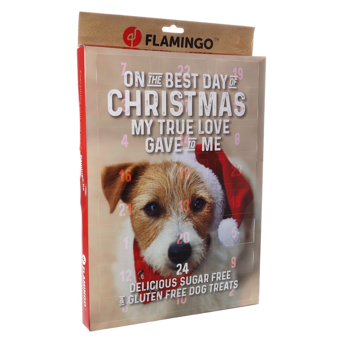 Kerstkalender Chick'n snack hond 24st. Kerstkalender Chick'n snack hond 24st.