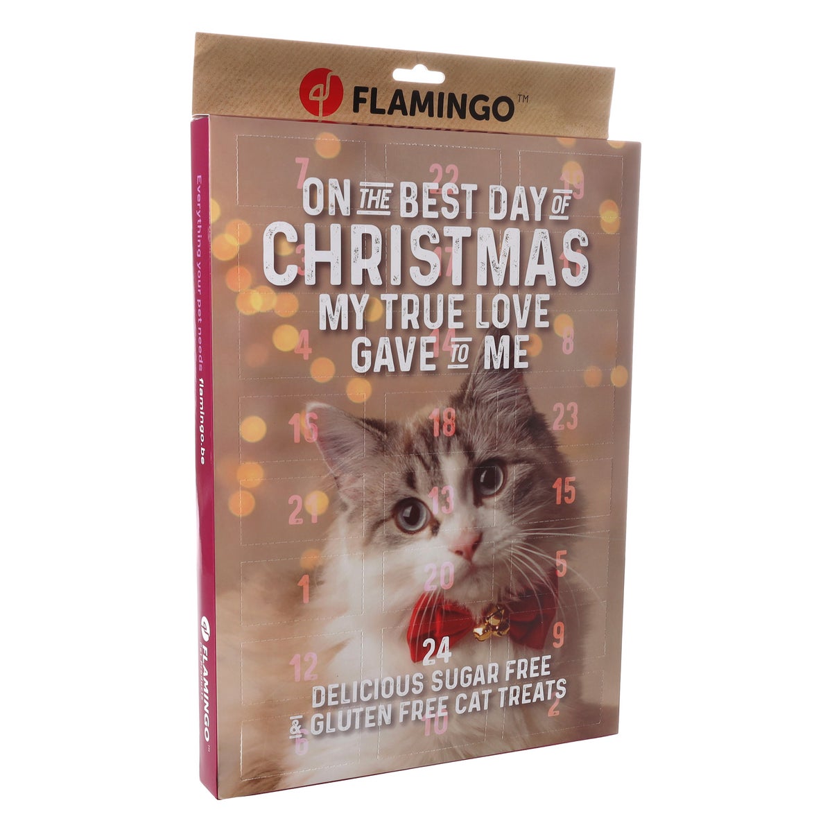 Kerstkalender Chick'n snack kat 24 stuks Kerstkalender Chick'n snack kat 24 stuks