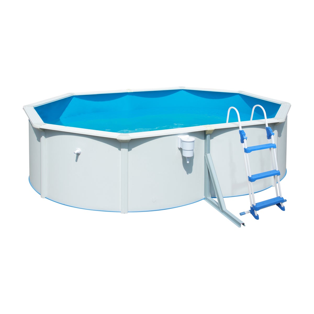 Zwembad stalen wand ovaal 610 x 360 x 120 cm Waterland Zwembad stalen wand ovaal 610 x 360 x 120 cm Waterland