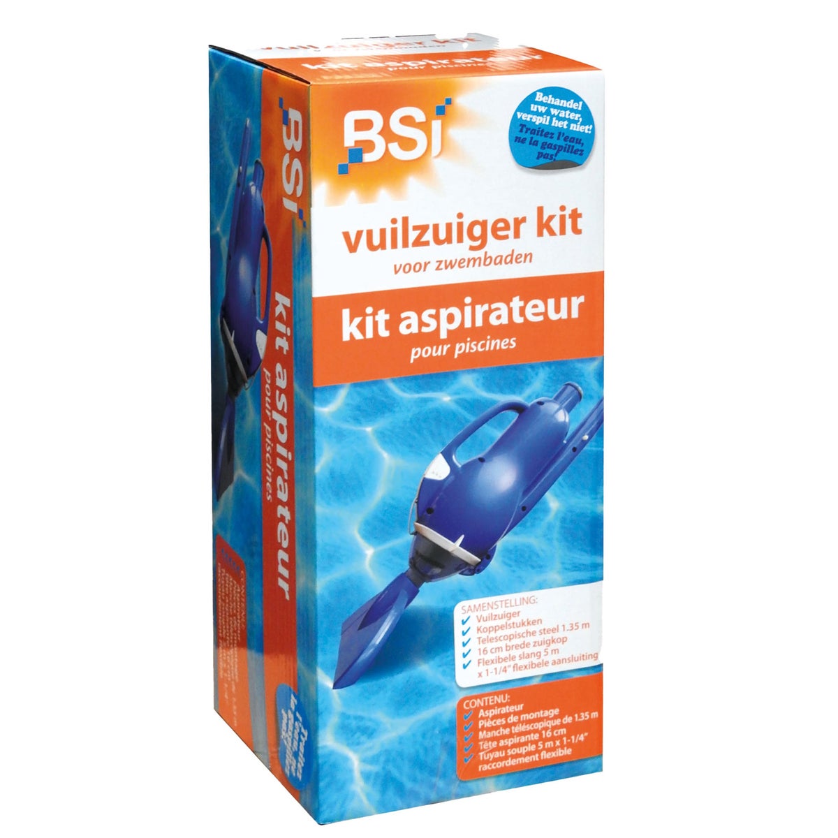 Vuilzuigerkit 5-delig BSI Vuilzuigerkit 5-delig BSI