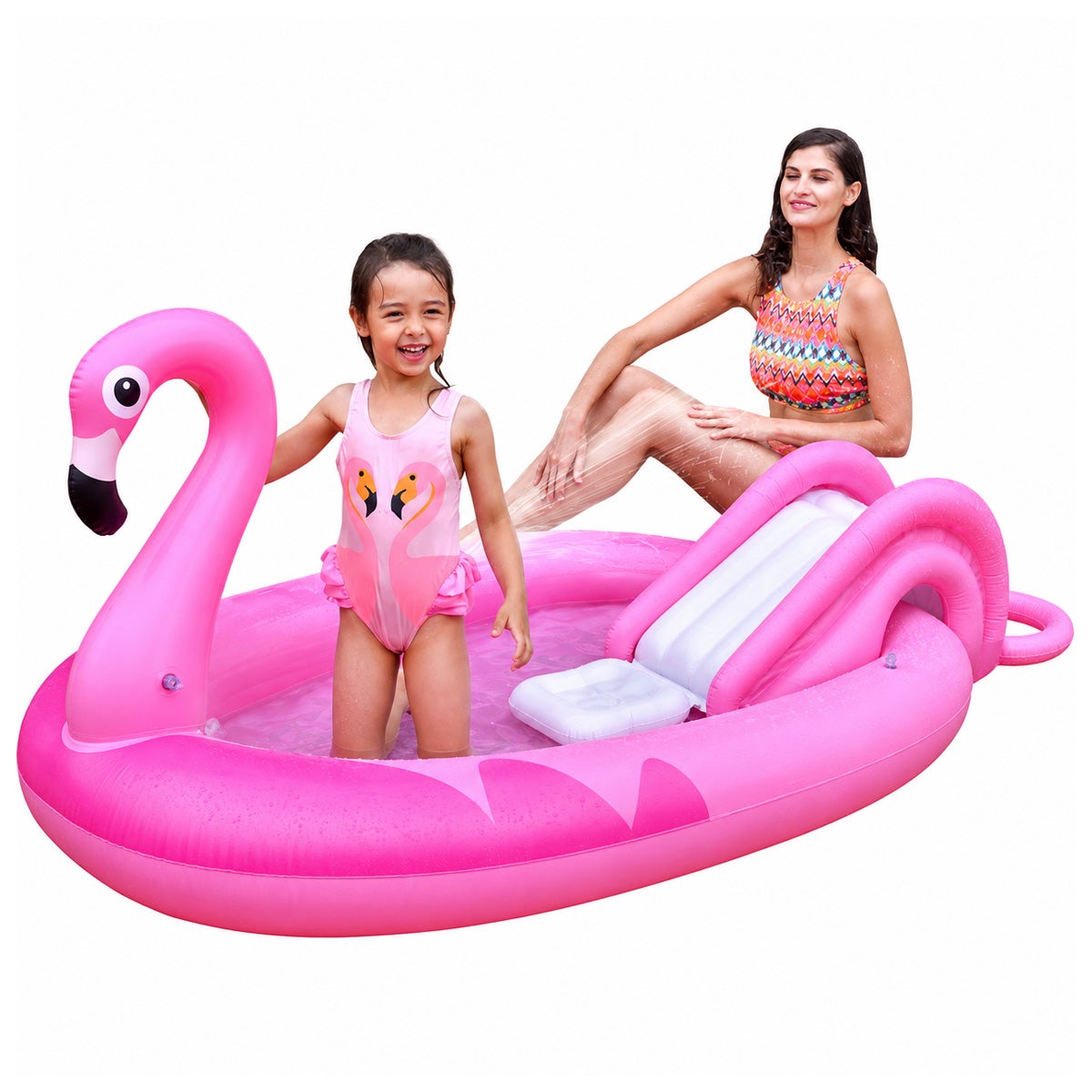 Babyspeelbad met sproeier flamingo 213 x 123 x 78 cm Sun Club Babyspeelbad met sproeier flamingo 213 x 123 x 78 cm Sun Club