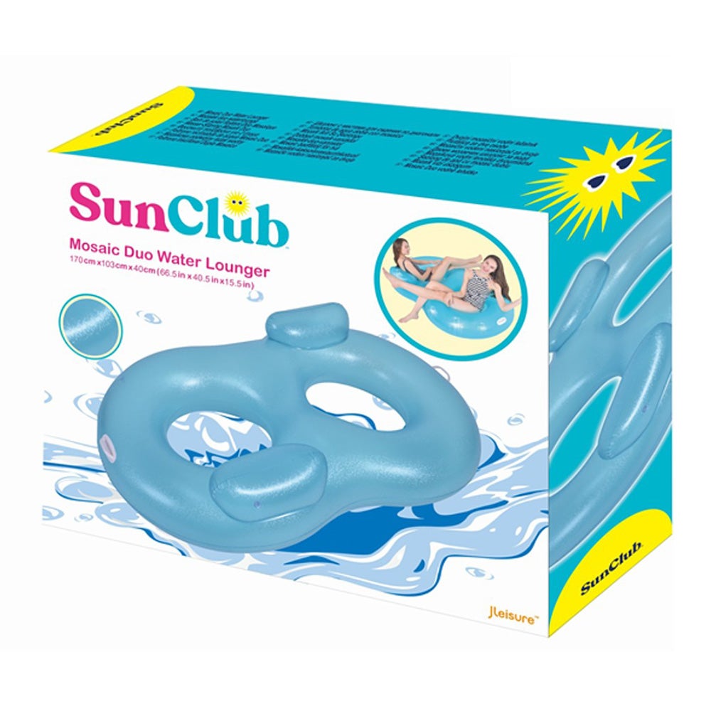 Waterlounge duo 170 x 103 x 40 cm Sun Club Waterlounge duo 170 x 103 x 40 cm Sun Club