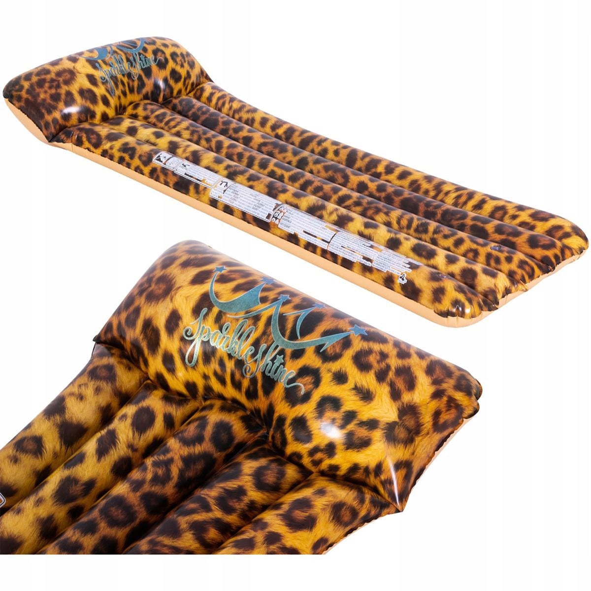 Luchtbed luipaard 169 x 69 cm Sun Club Luchtbed luipaard 169 x 69 cm Sun Club