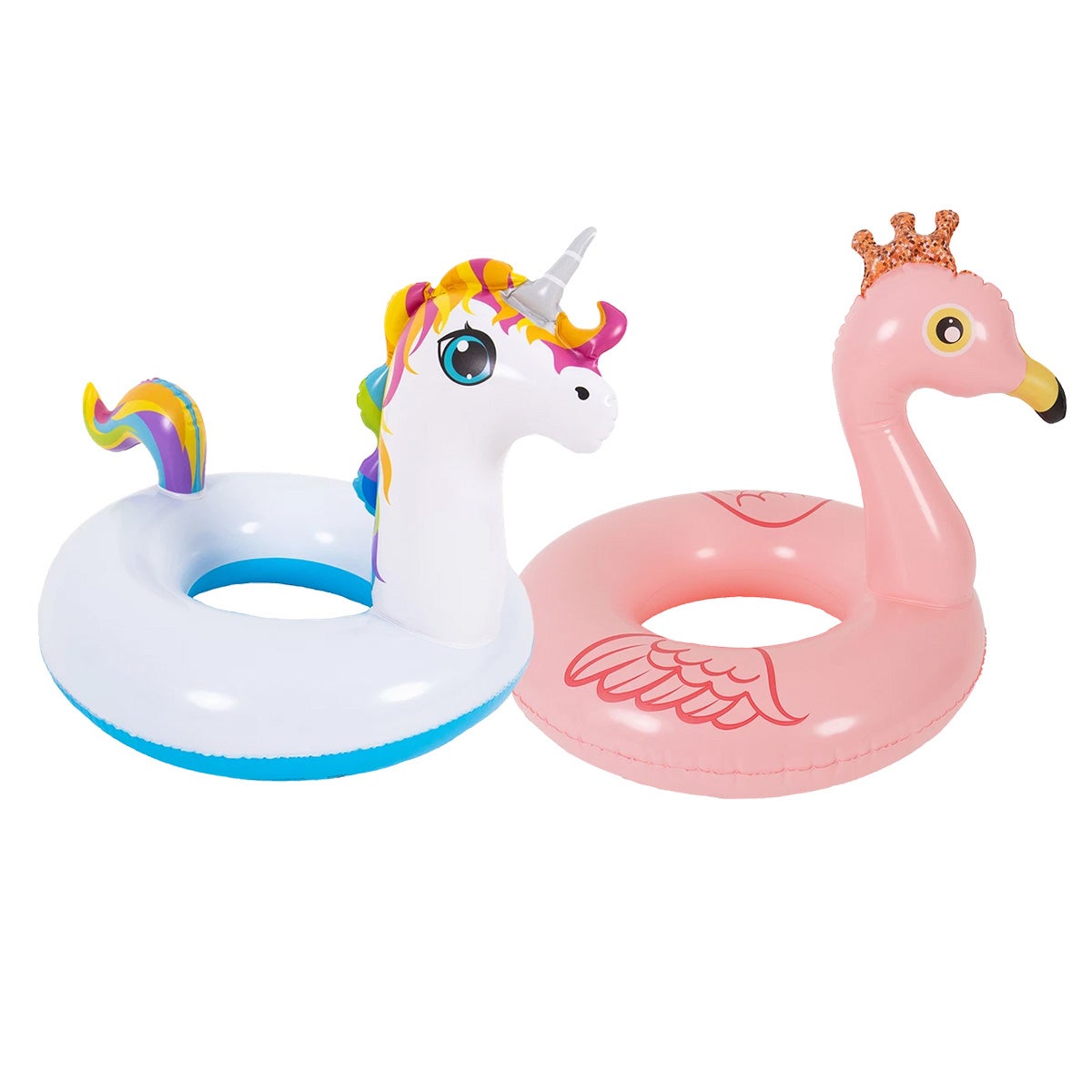 Zwemband flamingo of eenhoorn Ø55 cm Sun Club Zwemband flamingo of eenhoorn Ø55 cm Sun Club
