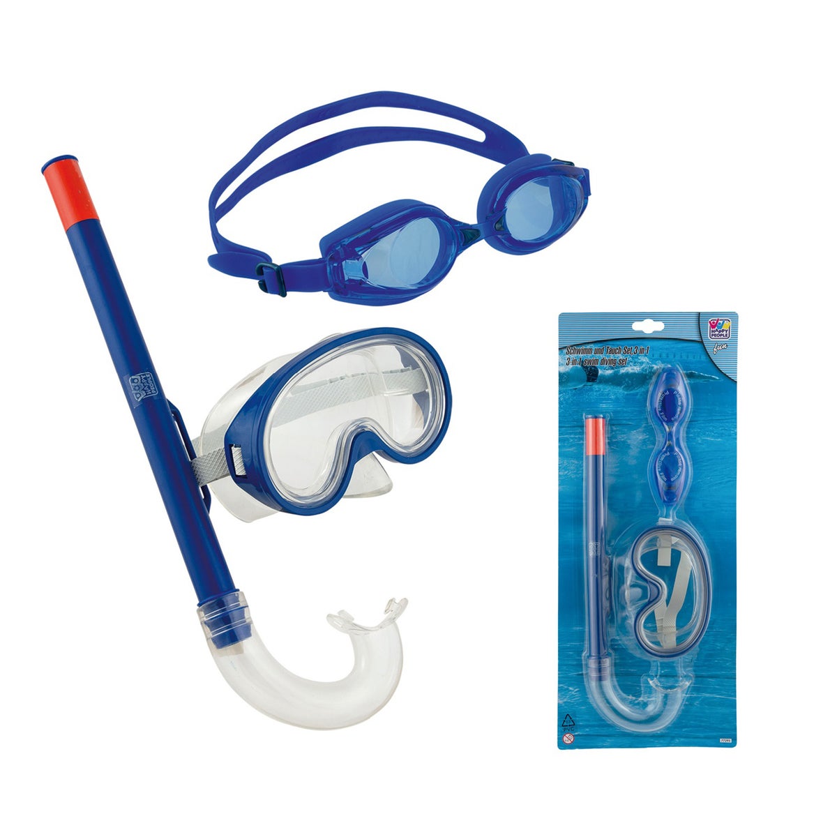 Zwem met duikset PVC kind Zwem met duikset PVC kind