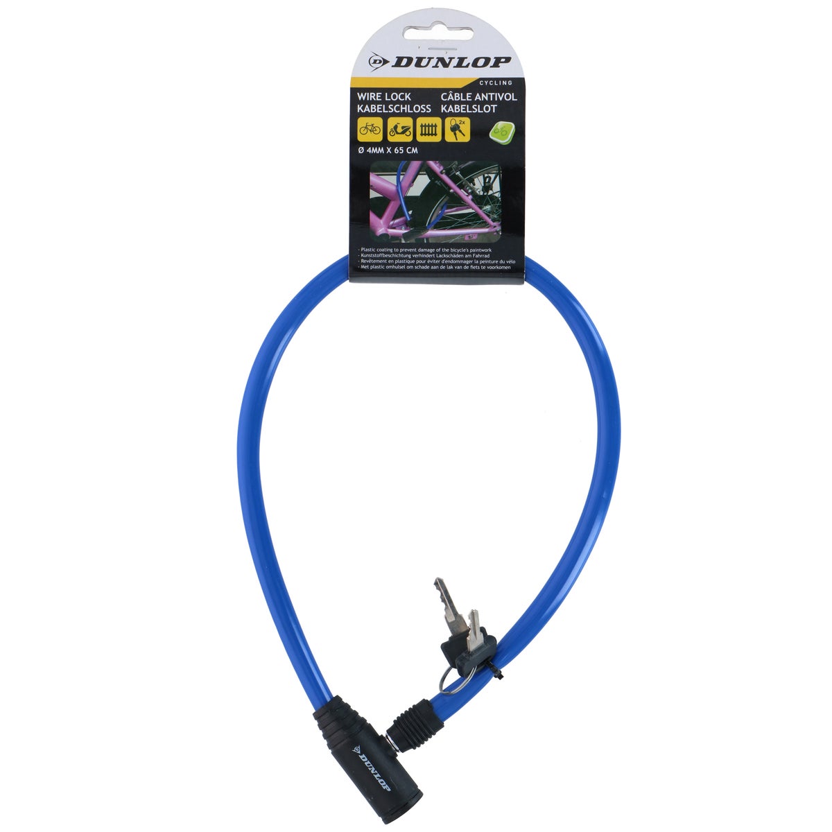 Kabelslot 4 mm x 60 cm Dunlop Kabelslot 4 mm x 60 cm Dunlop