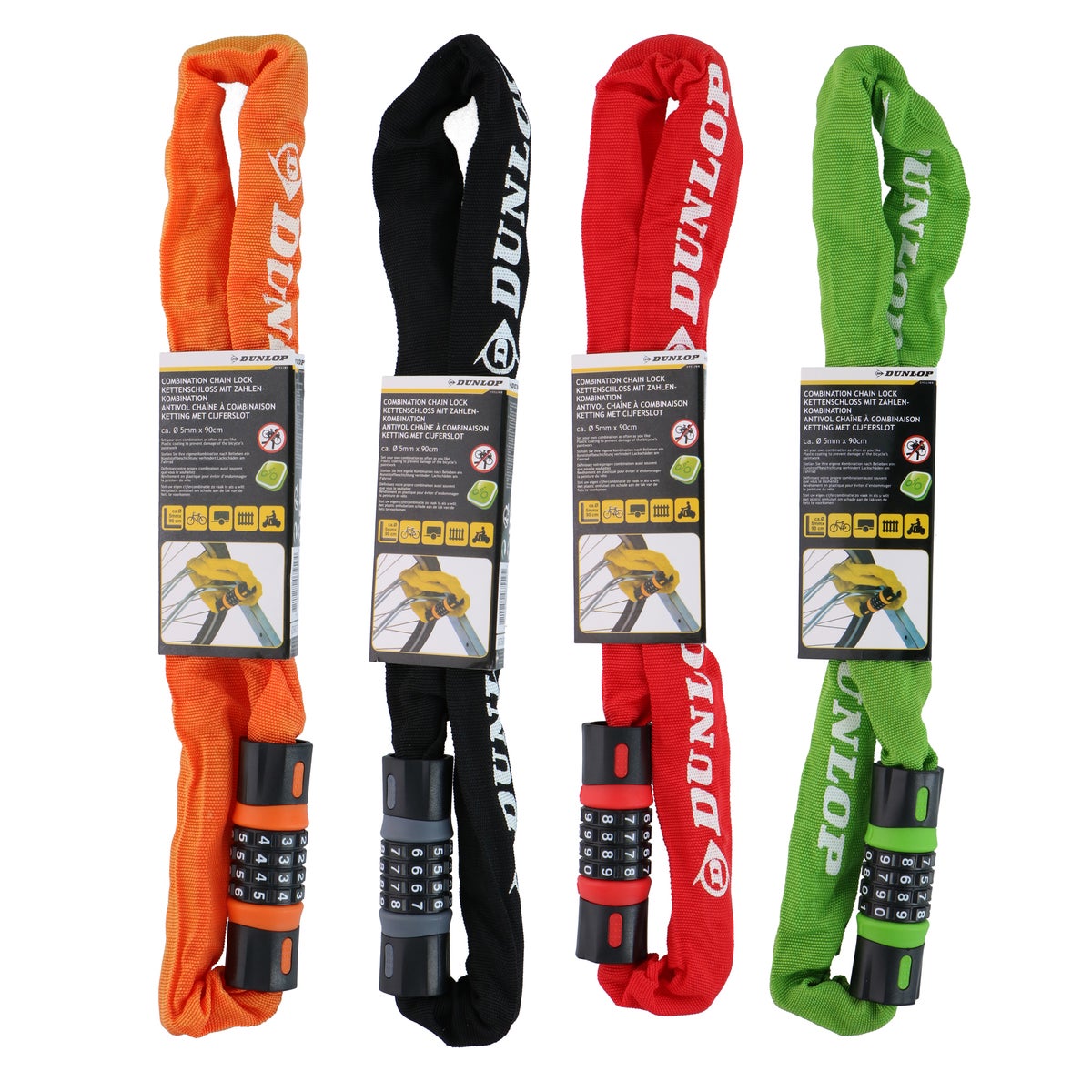 Cijferslot ketting 90cm Dunlop Cijferslot ketting 90cm Dunlop