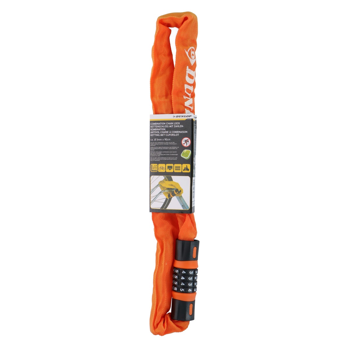 Cijferslot ketting 90 cm Dunlop Cijferslot ketting 90 cm Dunlop