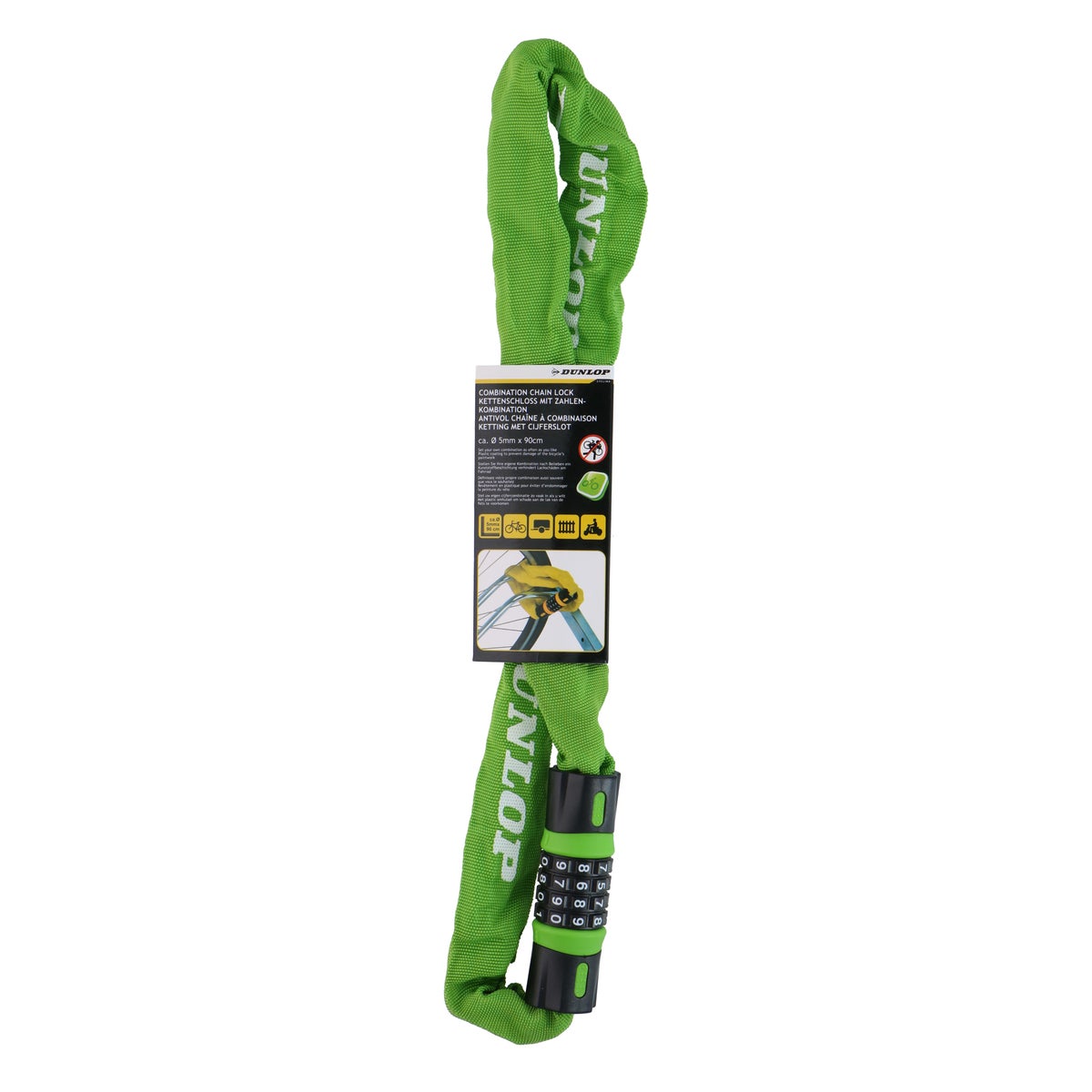 Cijferslot ketting 90 cm Dunlop Cijferslot ketting 90 cm Dunlop